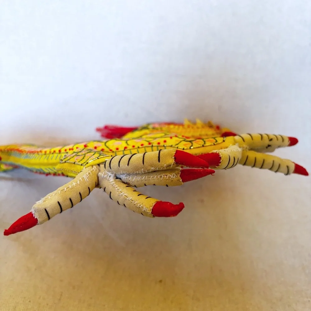 Vintage handmade embroidered and beaded Chinese Nine Dragon - Picture 10 of 12